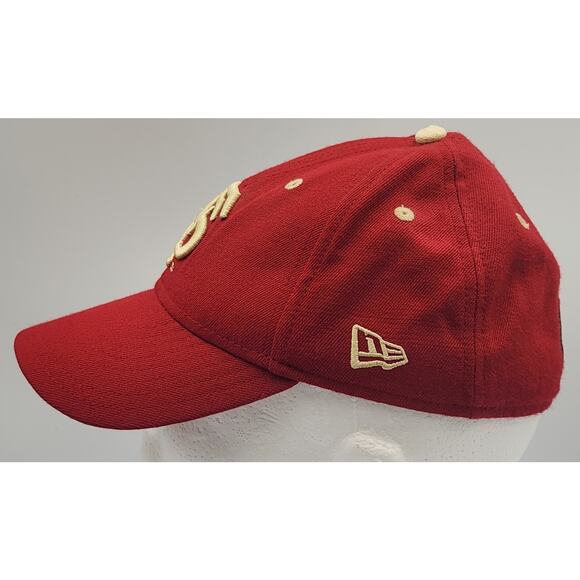 Florida State Seminoles Hat Cap Mens 6 3/4 Red Football New Era Concealer Flex - Picture 4 of 8